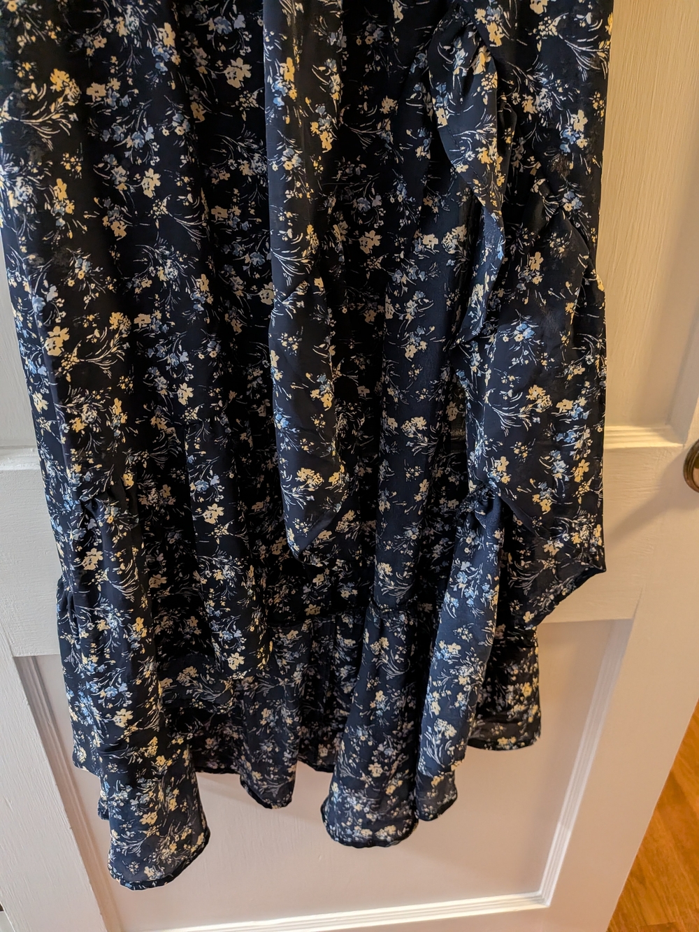 Floral Ruffle High Low Dress - Picture 5 of 6